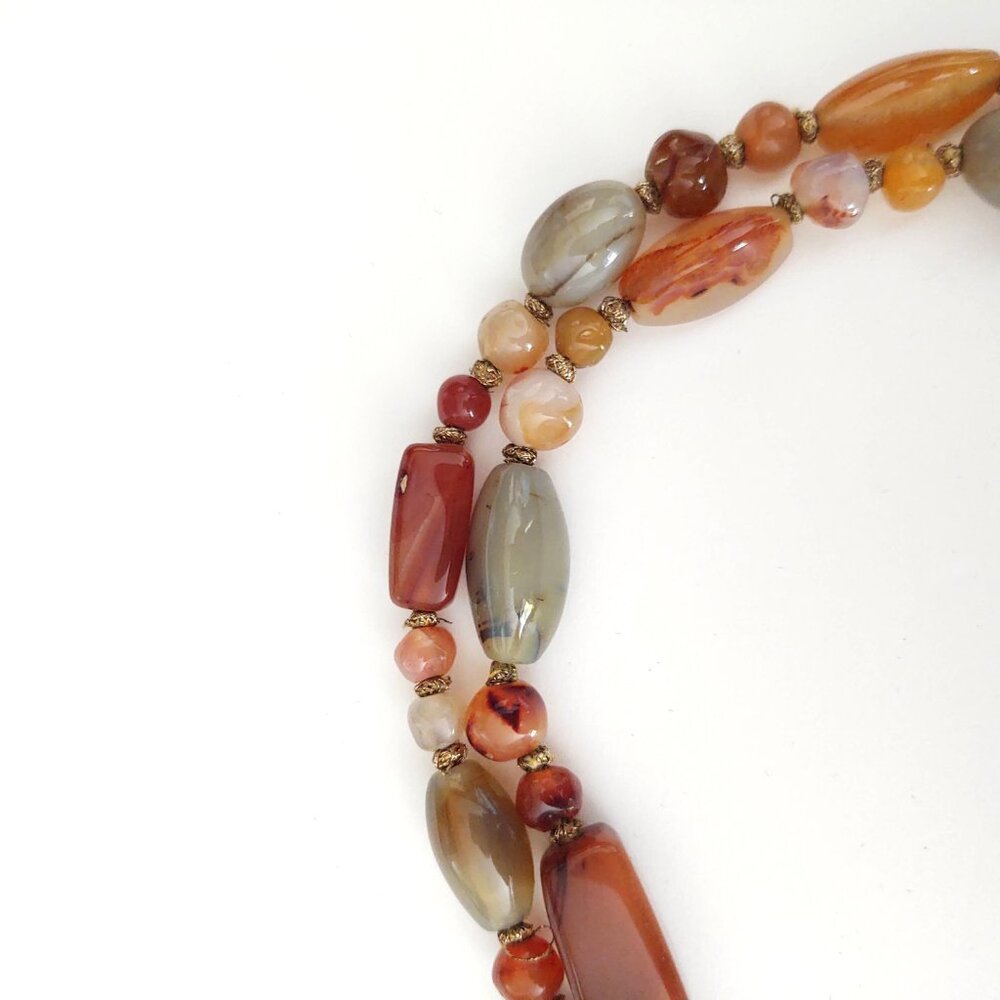 Single strand multi stone necklace - Picture 15 of 16
